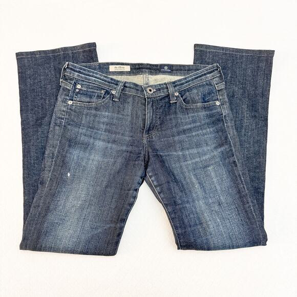 AG The Olivia Skinny Boot Cut Dark Wash Denim Jeans Size 27 - Picture 6 of 7